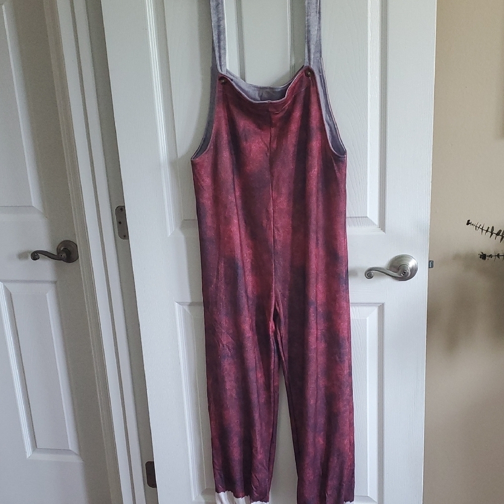 Mens Santa Clause Pajamas Overalls.  So Soft 3x